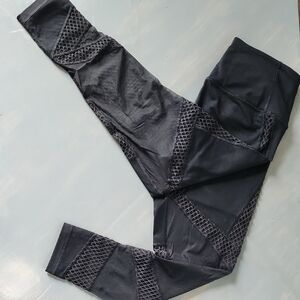 Victoria's Secret Knockout Tight. Black With Mesh Cutouts. Medium.